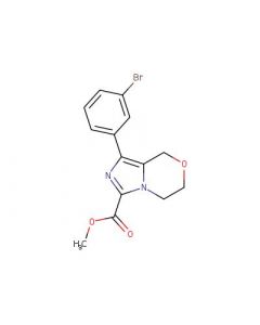 Astatech METHYL 1-(3-BROMOPHENYL)-5,6-DIHYDRO-8H-IMIDAZO[5,1-C][1,4]OXAZINE-3-CARBOXYLATE; 0.25G; Purity 95%; MDL-MFCD30531011